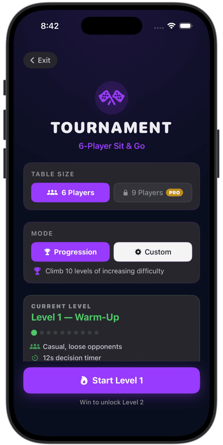 Tournament mode
